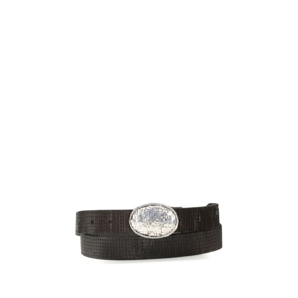 Brunello Cucinelli Brown Calf Leather Bos Taurus Regular Men's Belt
